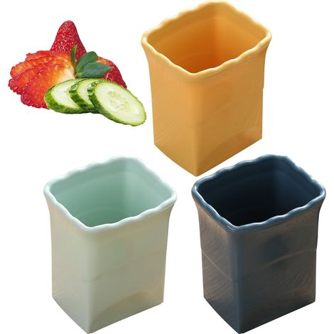 3-teiliger Obstschneider, -teiler, -keilschneider, Zum Schnellen Zubereiten Von Obst, Gemüse, Salaten, Bananen, Erdbeeren, Küchenhelfer