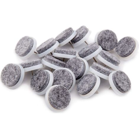 50 Runde, Dicke Filzgleiter Für Möbel, Antirutschgleiter Zum Annageln, Schutz Für Hartholzböden, Geeignet Für Stühle, Tische, Schreibtische, Schränke, Sofabeine, Antirutschpads