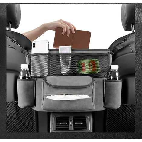 Auto-taschenbefestigung – Auto-organizer – Großes Fassungsvermögen – Auto-geldbörsenbefestigung – Organizer Und Aufbewahrungsfach Für Die Mittelkonsole – Dokumentenorganizer Fürs Auto
