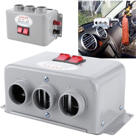 Autoheizung, 12-v-autoheizung, Kühlheizung, Kompakt, 3 Löcher, 600–800 W, Entfroster, Antibeschlag, Winterheizung