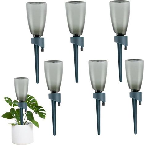 Automatisches Bewässerungssystem Für Pflanzen, 6-teilig, Mit 6 X 500-ml-flaschenwässern. Automatisches Tropfbewässerungsset Mit Steuerventilen.