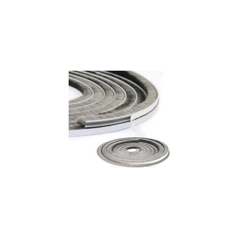 Bürstendichtung Für Schiebetüren, 5 M (l) X 9 Mm (b) X 23 Mm (t), Selbstklebende Bürstendichtung, Fensterdichtung Zur Schalldämmung Von Türen, Für Schiebetüren Und Fenster (grau)