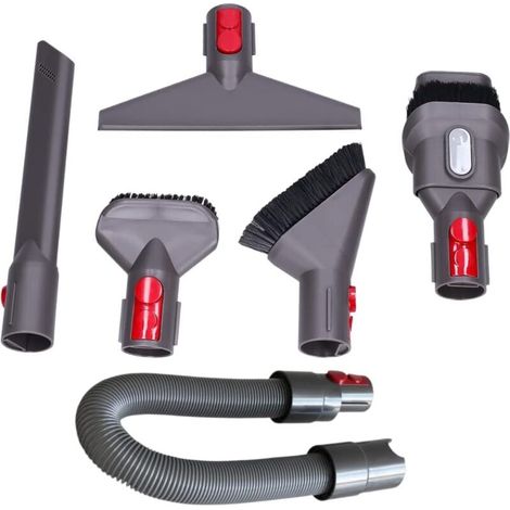 Bürstenzubehör-set Mit Verlängerungsschlauch Für Dyson V7 V8 V10 V11 + 2 Bürsten (6 In 1)
