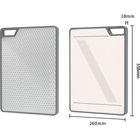 Doppelseitiges Schneidebrett Aus Edelstahl Und 304er Stroh, Küchenschneidebretter, Bpa-frei, Leicht Zu Reinigen, Küchenutensil, Ideal Zum Kochen In Der Küche