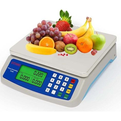Elektronische Küchenwaage, Digitale Lebensmittelwaage Mit Lcd-display (6v-netzteil Nicht Im Lieferumfang Enthalten) (größe: 30 Kg/1 G)...debuns