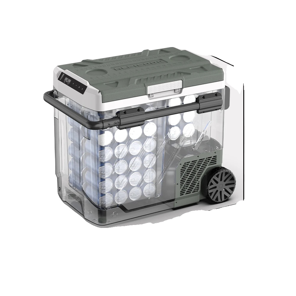 Auto-kühlschrank, Dual-zonen-steuerung, Tragbares Design, 60l