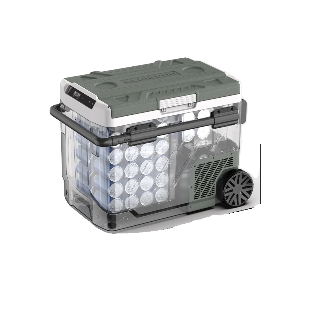 Auto-kühlschrank, Dual-zonen-steuerung, Tragbares Design, 50l