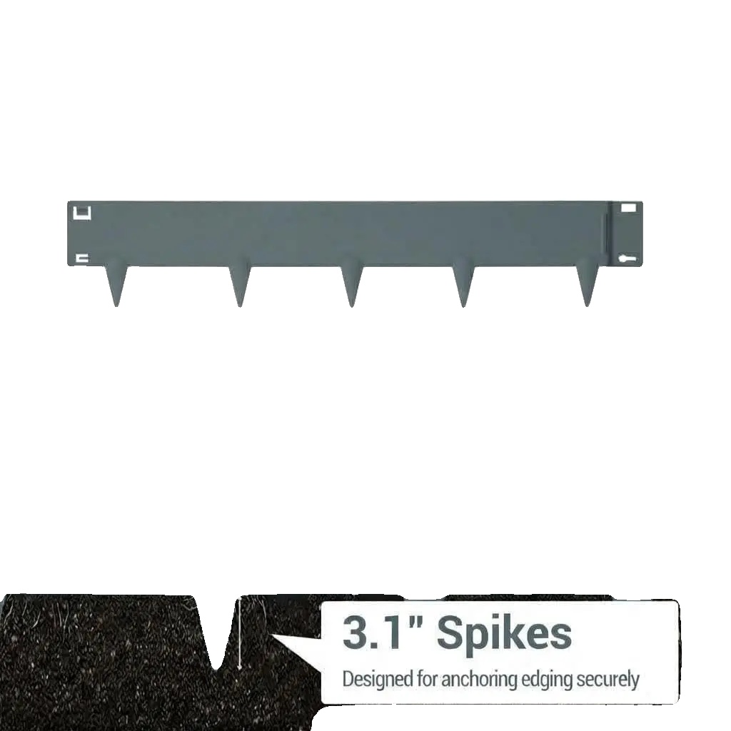 Metall-landschaftsrand, Rostbeständig, Flexibles Design, 5pcs-39 X 8.15 Zoll