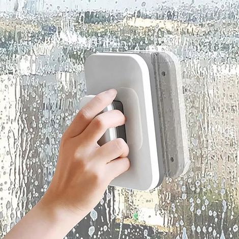 Magnetischer Fensterreiniger Für Doppelverglasung, 15 Cm (5,9 Zoll) Großer Fensterreinigungsmagnet. Verstellbares, Doppelseitiges Fensterreinigungszubehör Für Fenster In Haus Und Auto.