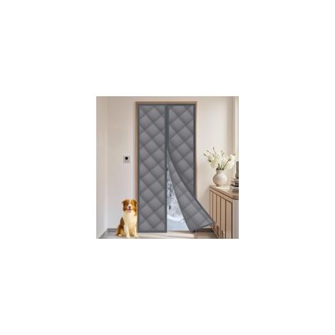 Magnetischer, Wärmeisolierender Türvorhang, Wärmeschutzvorhang Gegen Kälte Und Hitze, Wärmevorhang Gegen Kälte, Energiesparend Für Balkon- Oder Terrassentüren, 90 X 210 Cm