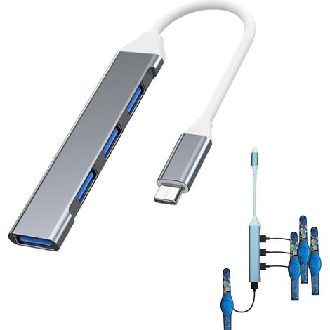 Mehrfach-ladeadapter, Kompatibel Mit Magicband+, Unverzichtbar Für Unterwegs – Kompatibel Mit Dem Magicband-ladegerät (usb-c-anschluss), Grau
