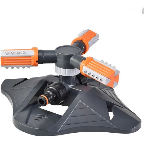 Rasensprenger, 360° Drehbares Automatisches Gartensprengersystem, Versenkter/verstellbarer Gartensprenger.