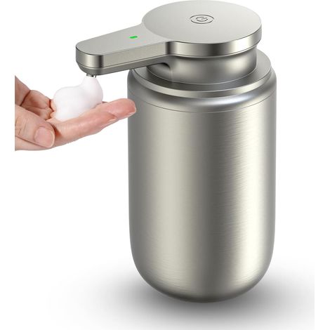 Schaumseifenspender, Schaumseifenspender Aus Edelstahl, Berührungslose, Nachfüllbare Handseifenpumpe Für Bad Und Küche, 355 Ml (12 Oz).