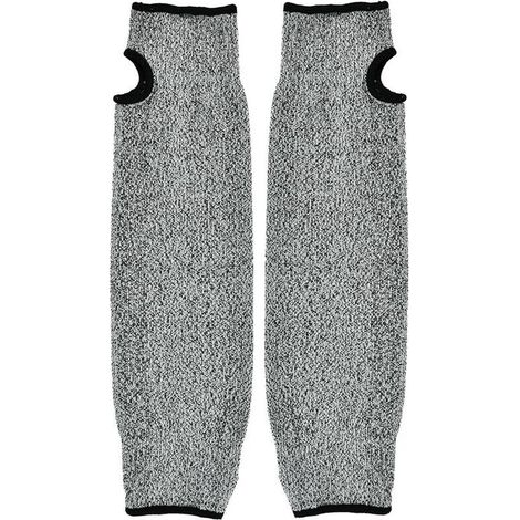 Schnittfeste Armschützer Für Gartenarbeit, Kochen Und Landwirtschaft – 1 Paar (35 Cm), Grau
