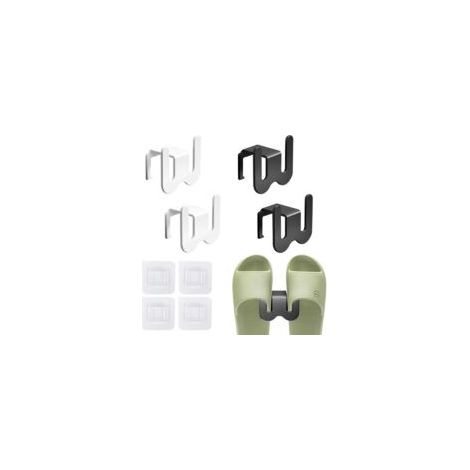 Set Mit 4 Wandmontierten Schuhregalen, Schuhablage, Schuhständer, Hängendes Schuhregal, Hängender Schuhorganizer, Platzsparendes Schuhregal
