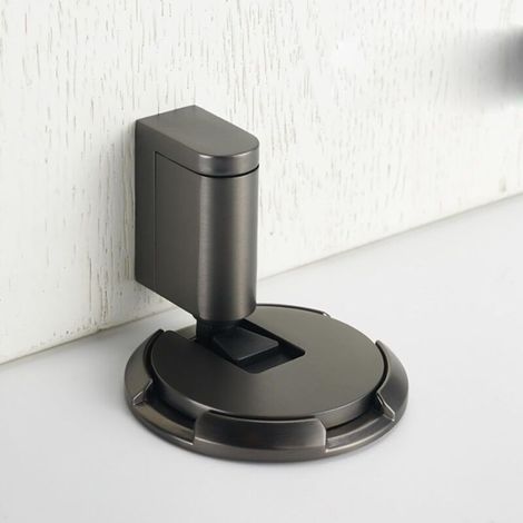Sturmsicherer Türstopper – Robuster Türstopper Für Den Innenbereich – Ideal Für Wohnzimmer, Schlafzimmer, Garten, Badezimmer, Küche – Grau, 1 Stück