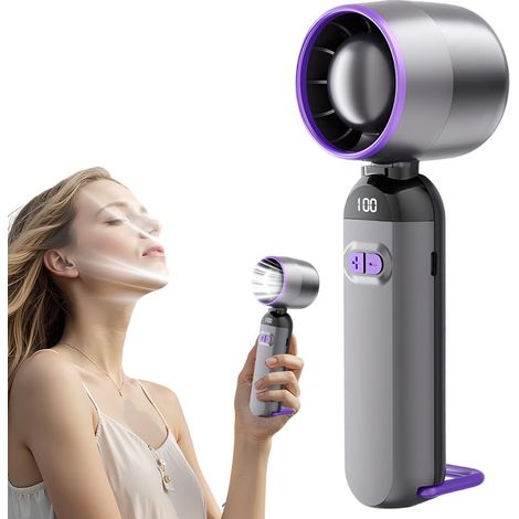 Tragbarer Ventilator – Wiederaufladbarer Taschenventilator Mit Einstellbaren Geschwindigkeiten – Mini-sommerventilator Für Damen Und Herren – Ideal Für Reisen, Urlaub Und Camping