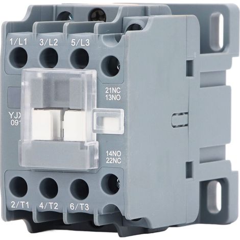 Universeller Wechselstromschütz 9a 1ö 1ö Elektrischer Hilfskontakt 35mm Schienenmontage Yjx2-0911 Ac220v