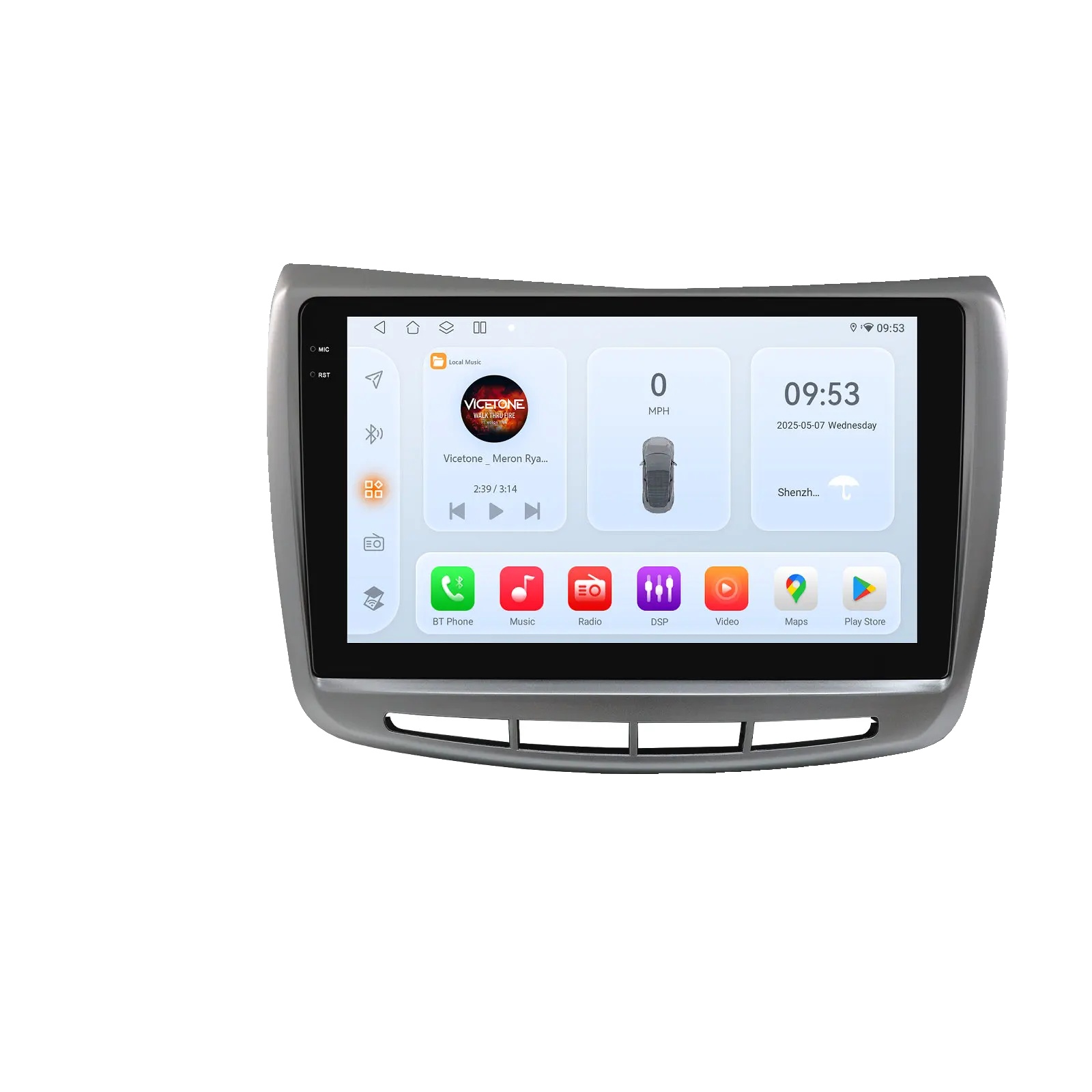 Carplay, Touchscreen, Navigationssystem, Kompatibel Mit Lancia Delta 2009 - 2019, Qs4 (4gb 32gb)