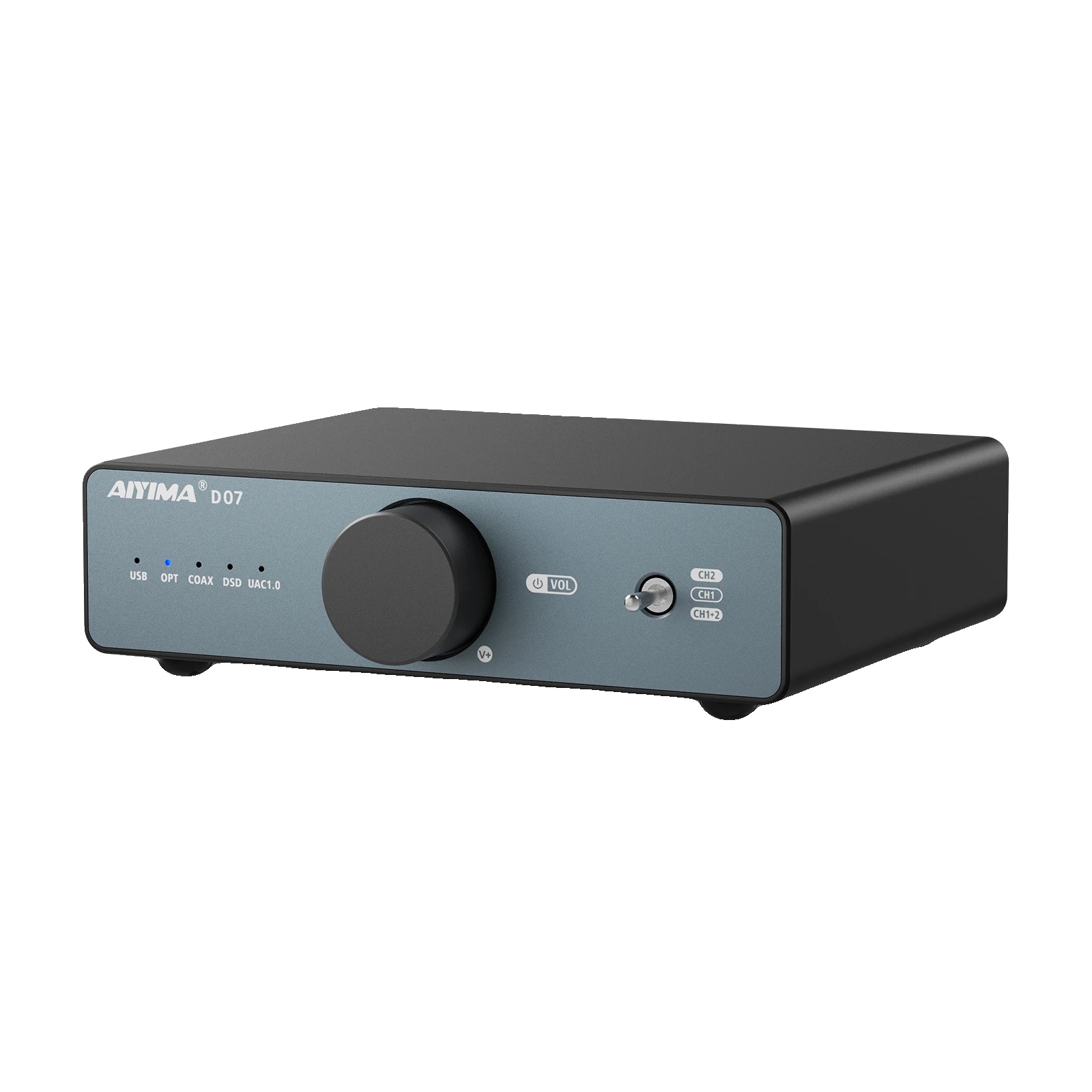 Dac-decoder, Pcm 768khz/32bit, Dsd512, Usb/koaxial/optische Eingänge, Dual Rca-ausgänge, Ce-zertifizierung