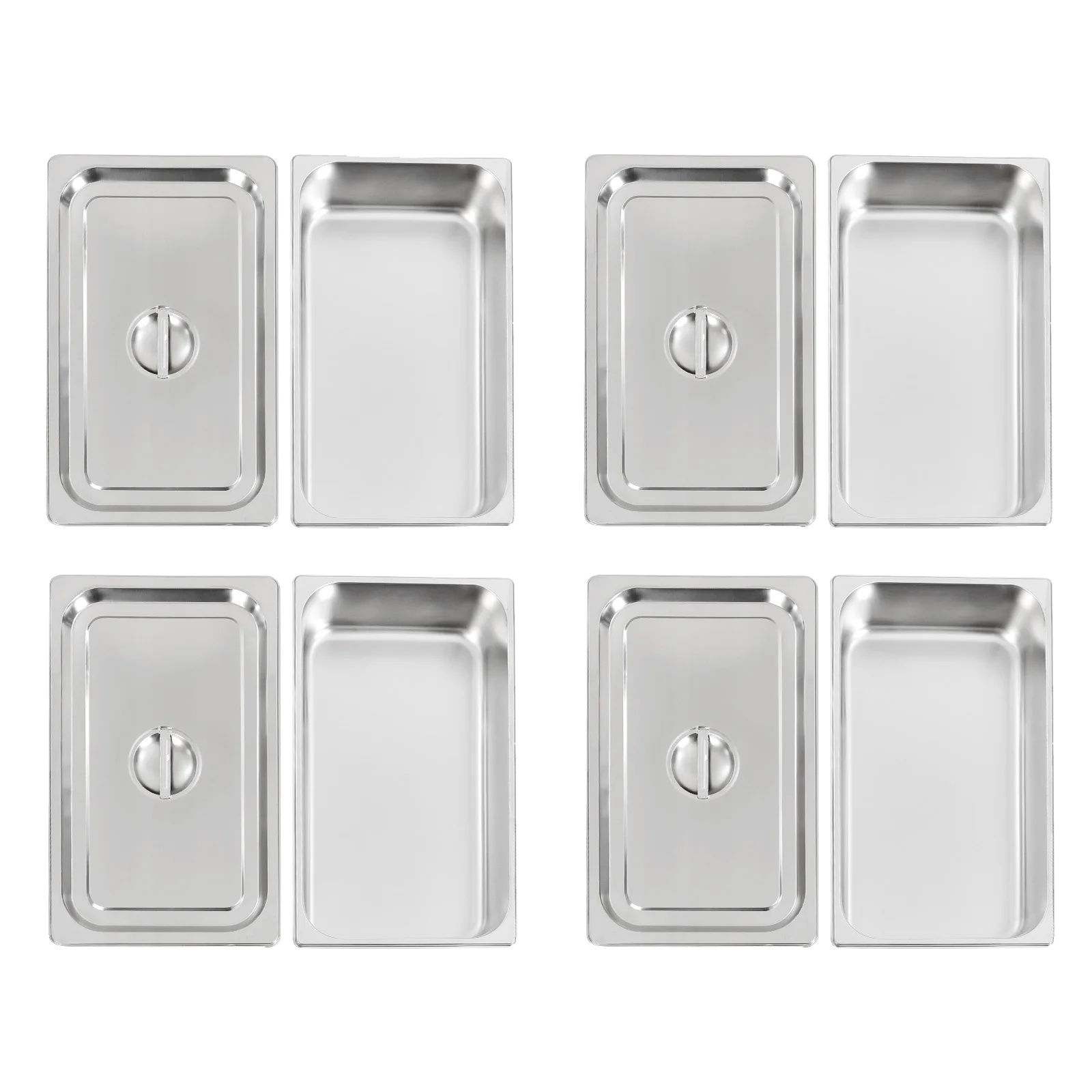 Dampfgarer-pfanne, Langlebiger Edelstahl, Großes Fassungsvermögen Design, Silber