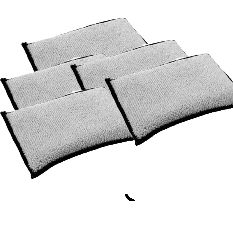 Auto-innenraum-schrubb-schwamm, Doppelseitiges Mikrofasertuch, Sanfte Reinigung, 5pcs