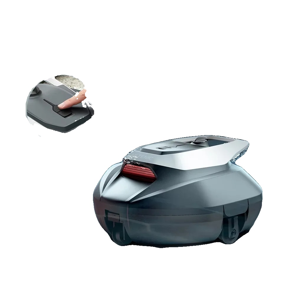 Robotischer Poolreiniger, 5200mah Batterie, 90 Minuten Laufzeit, Dualmotoren, 321x324x166mm Abmessungen, 2 Meter Schwimmkugel-seil