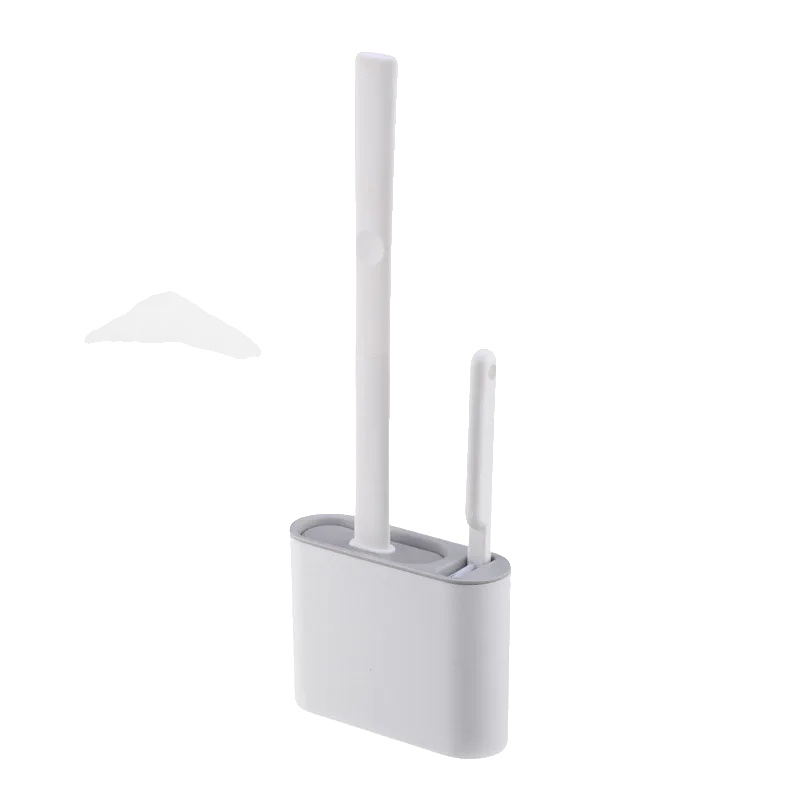 Toilettenbürste, Ergonomischer Griff, Hygienisches Design, Stil1 Grau