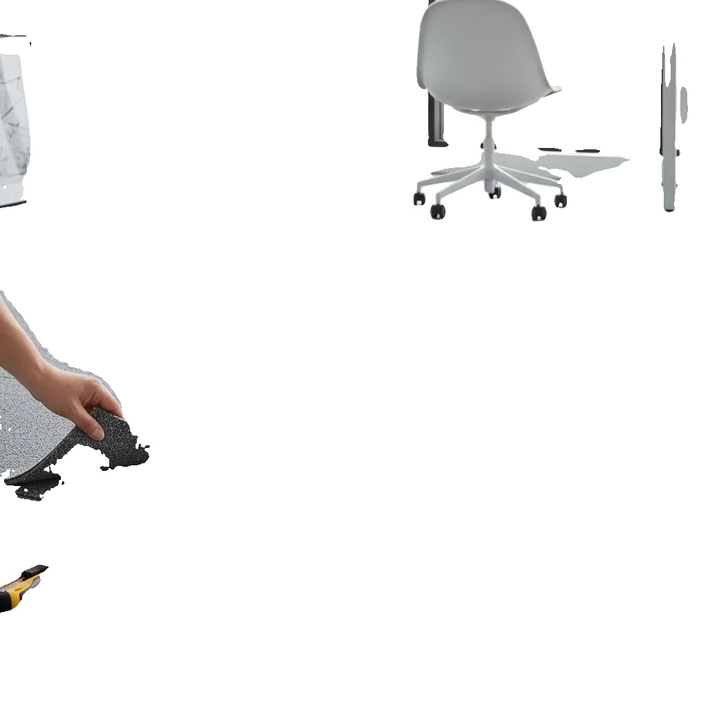Teppichfliese, Modulares Design, Komfort Unter Den Füßen, Armeegrün