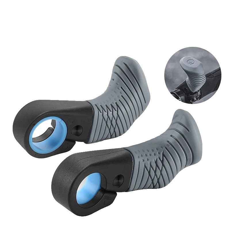 Mountainbike-lenkergriffe, Ergonomisches Design, Verstellbare Funktionen, Grau