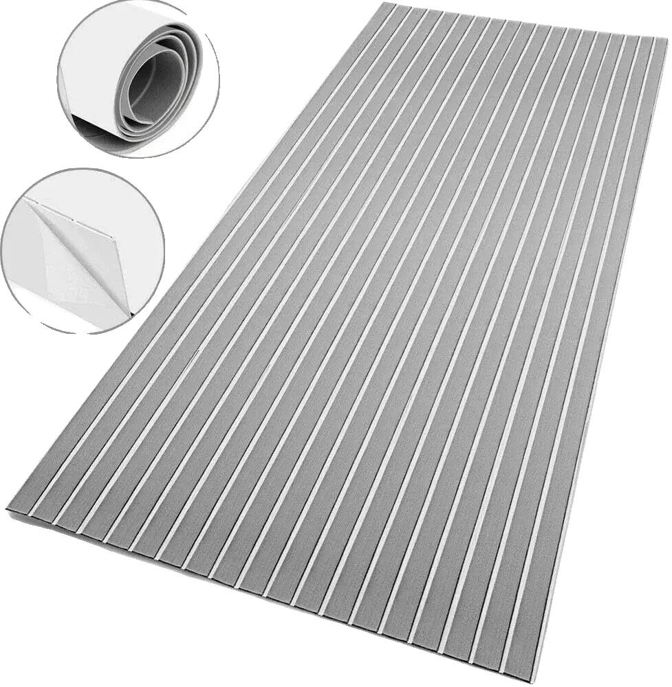 Deckmatte, Rutschfeste Oberfläche, Langlebiges Eva-material, Grau