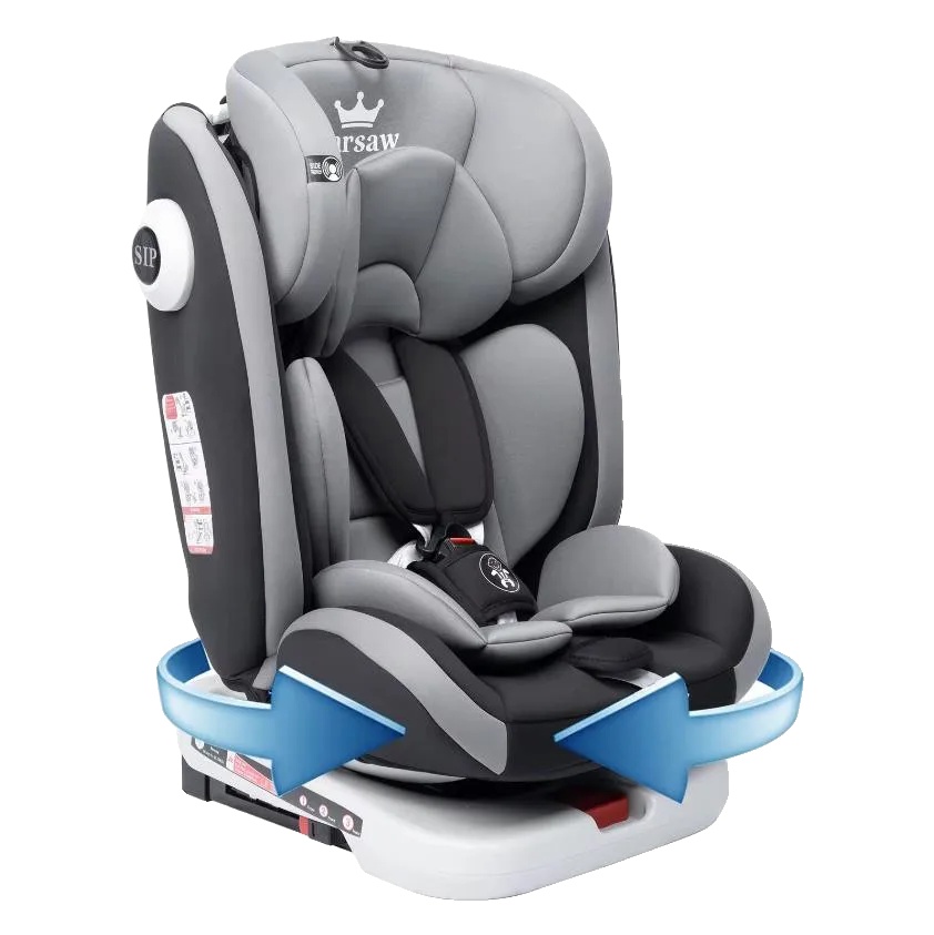 Kindersitz, 360° Drehbar, 5-punkt-gurt, Gewichtsspanne 9-36 Kg, Isofix-installation, Verstellbare Kopfstütze