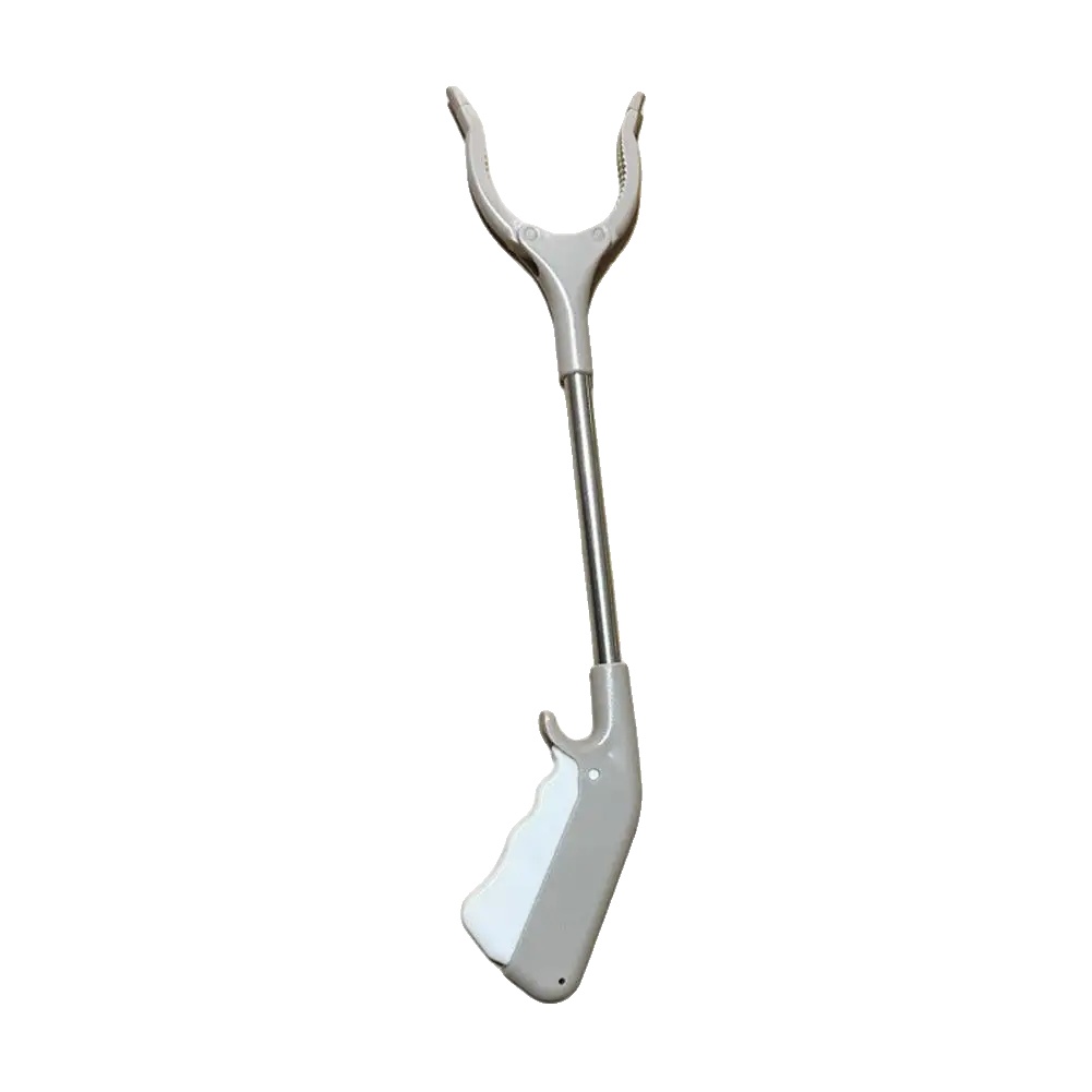 Müllclip, Ergonomischer Griff, Rutschfester Greifkopf, Grau