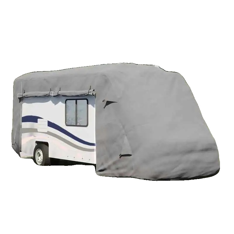 Wohnmobilabdeckung, Vliesstoff, Wetterschutz, Grau
