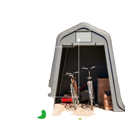 Lagerschrank, Langlebige Metallkonstruktion, Wetterbeständig, 01