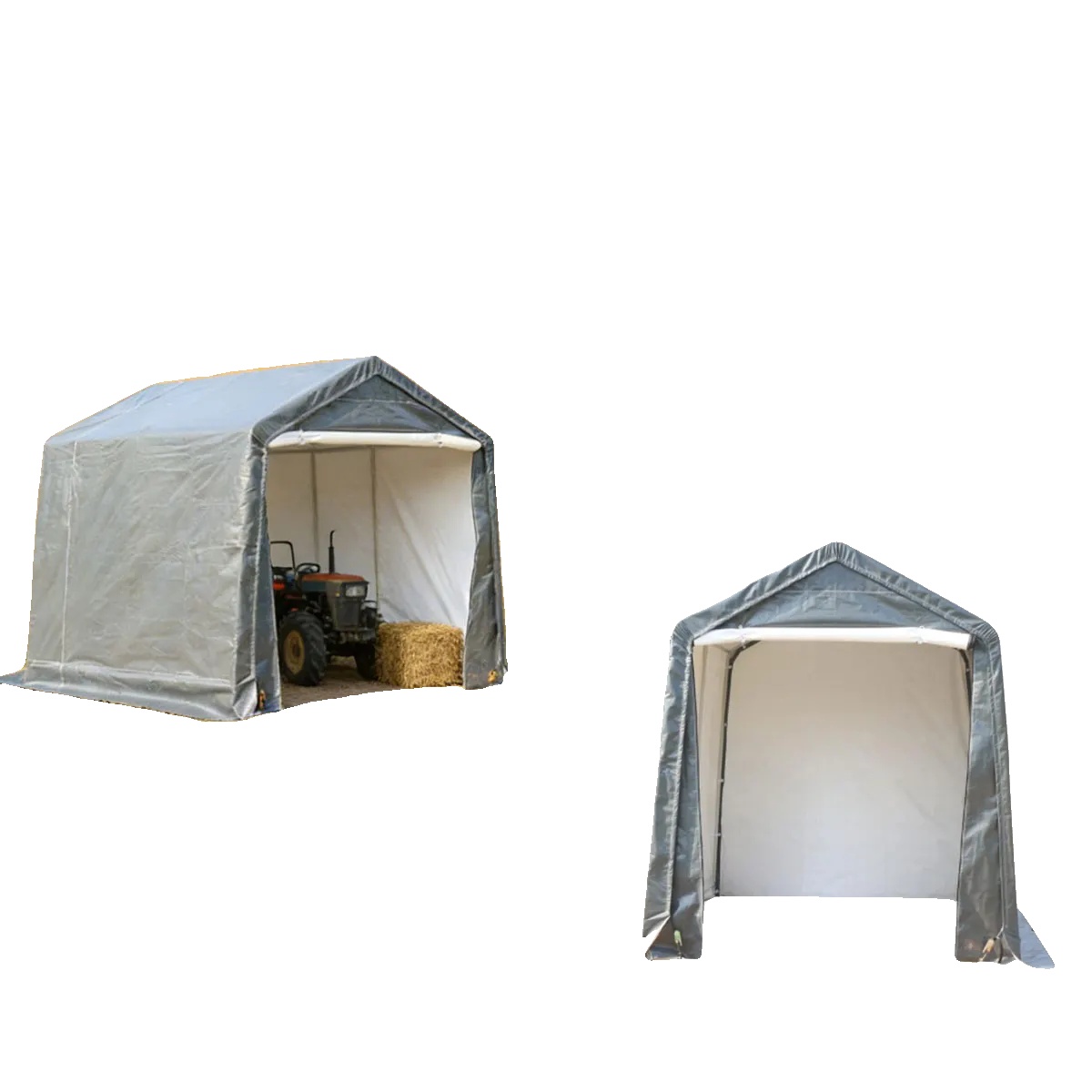 Carport Lagerhaus, Hochdichtes Polyethylen, 3m X 1,8m X 2m, 5,4 Quadratmeter Lagerfläche, Verzinkter Stahlrahmen, Wasserdicht Und Uv-beständig
