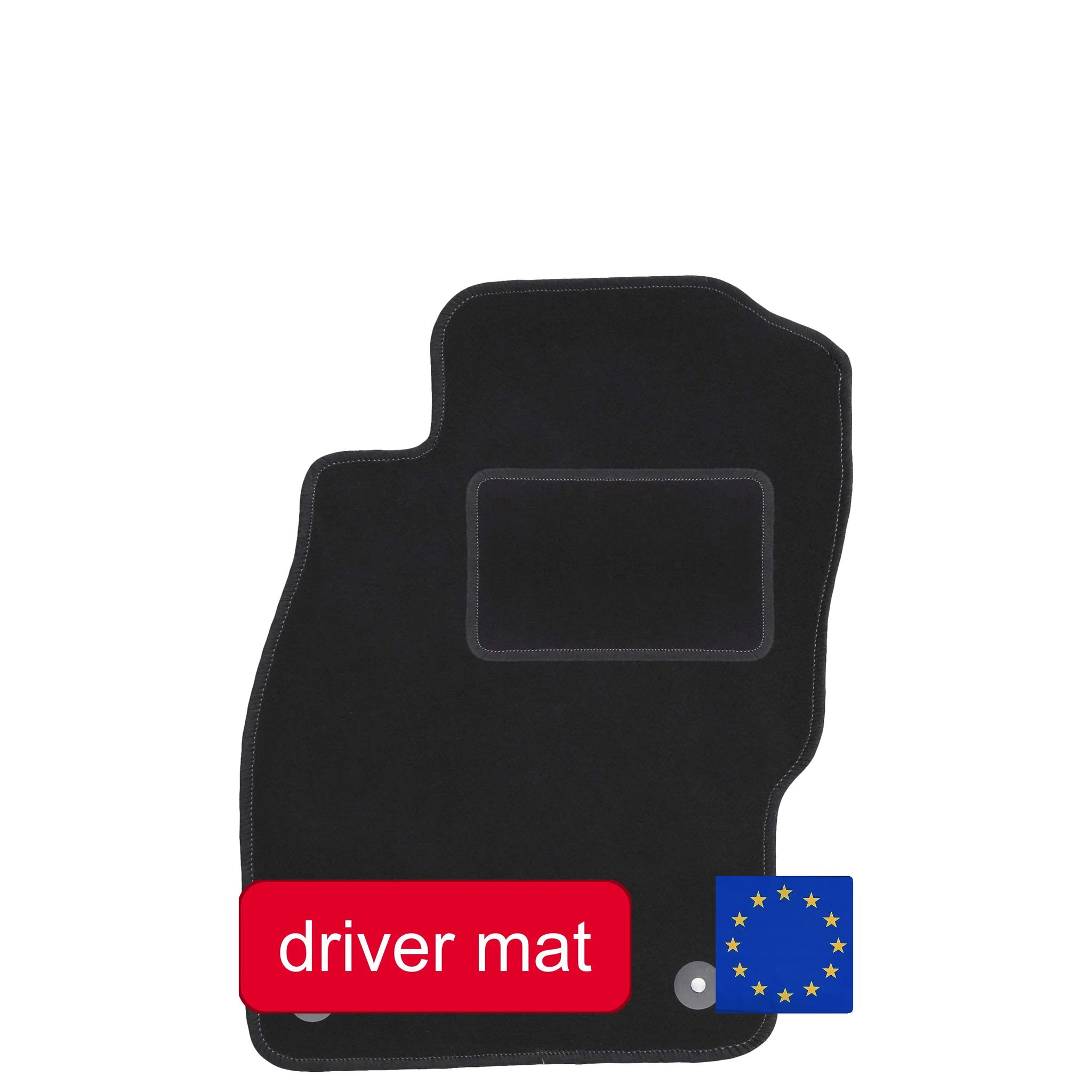Bodenmatte, Langlebige Synthetische Faser, Maßgeschneidert Für Opel Adam, Grau