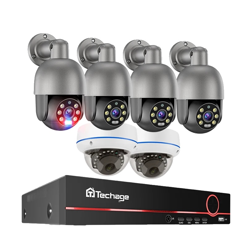 Sicherheitskamerasystem, 5mp Auflösung, Erweiterbar Auf 16 Kameras, 8ch Nvr 6 Kamera B, Keine-b