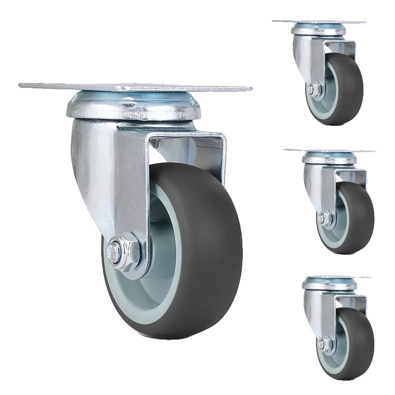 Möbelrolle, 360-grad-drehung, Hohe Tragfähigkeit, 4pcs Einzelräder