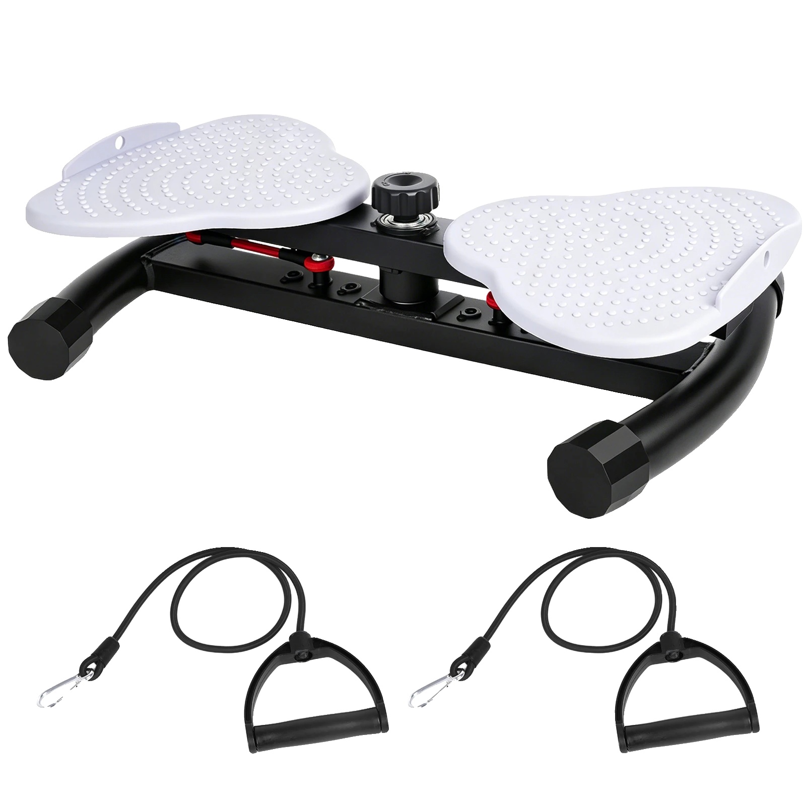 Taillendrehbrett, Dual-pedal-design, Widerstandsbänder Enthalten, Grau