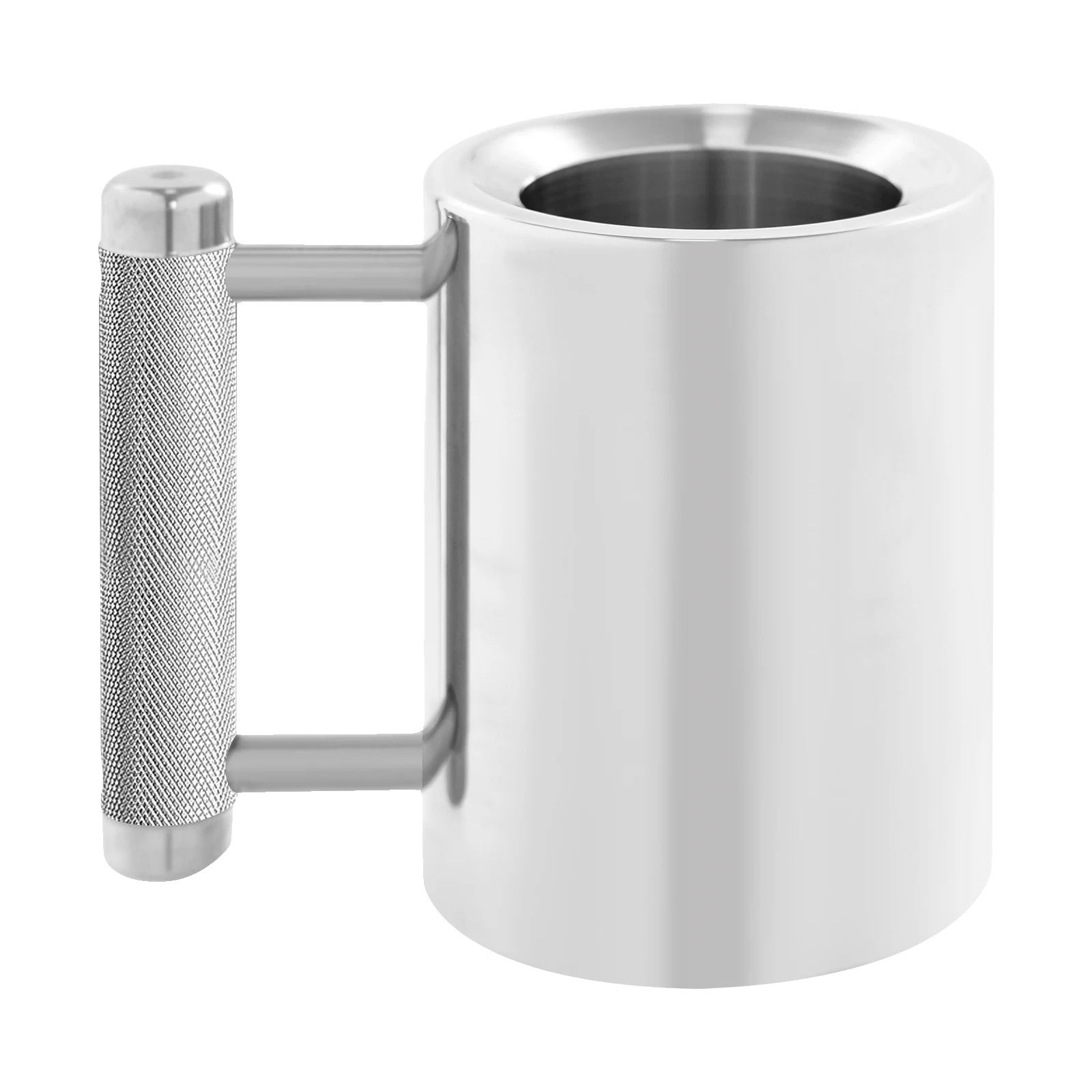 Edelstahlbecher, Robuste Bauweise, Vielseitige Verwendung, Silber