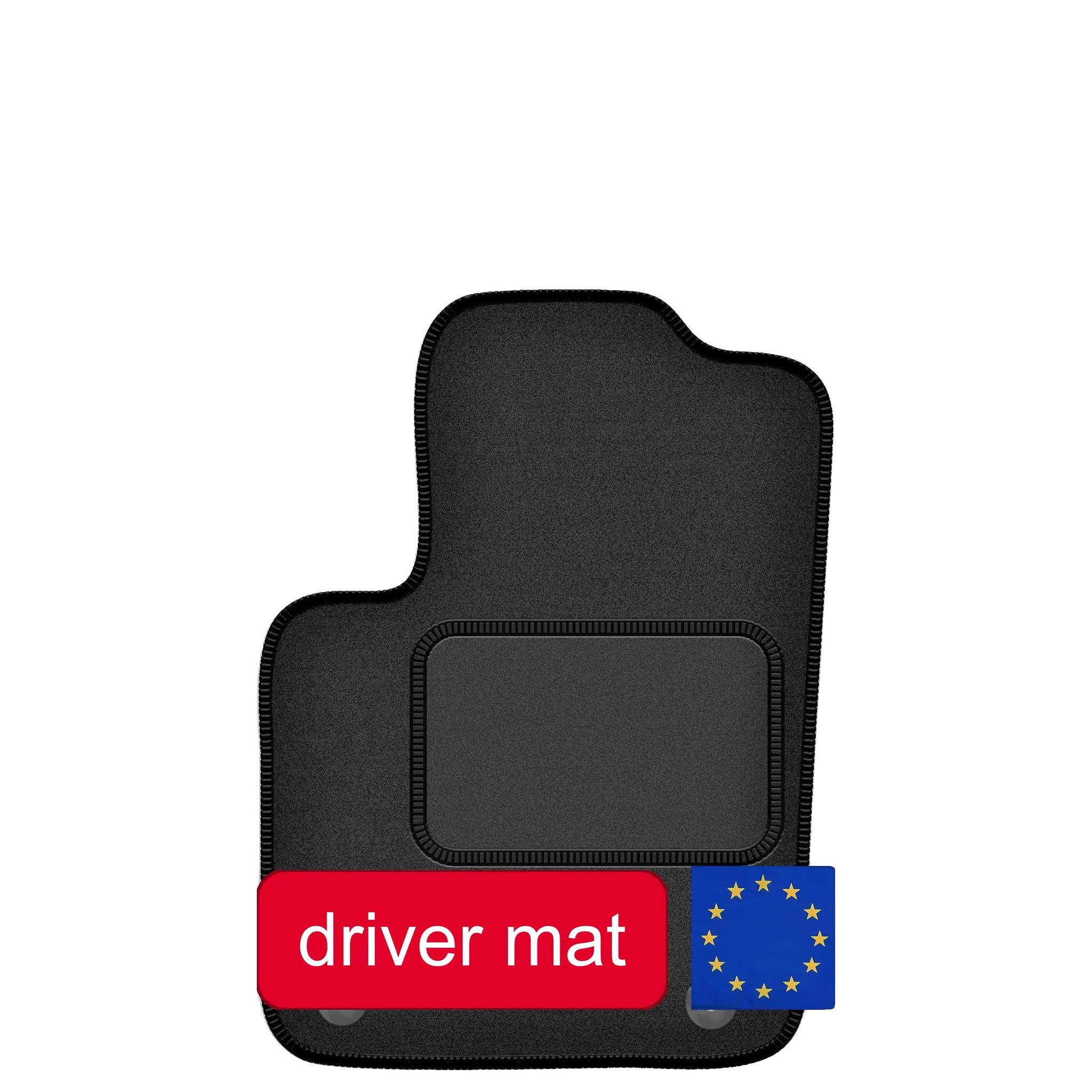 Fahrer-teppich, Maßgeschneidert Für Fiat 500 Hybrid, Luxuriöses Design, Grau