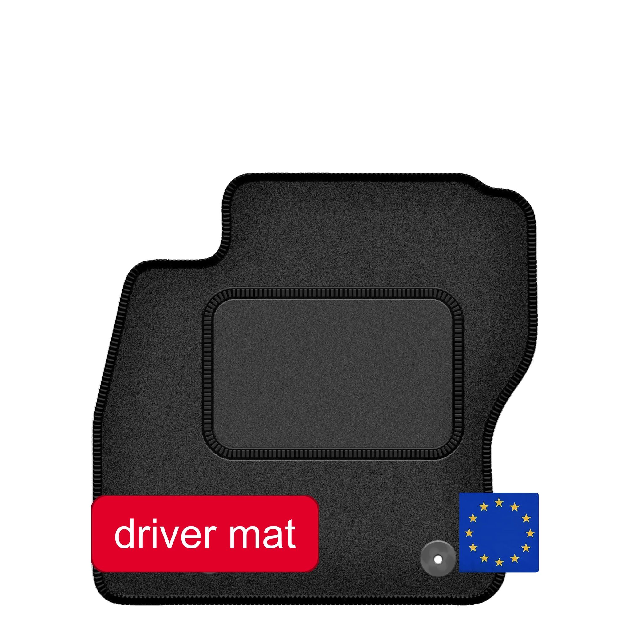 Fahrer-teppich, Langlebige Konstruktion, Verbesserte Stabilität, Grau