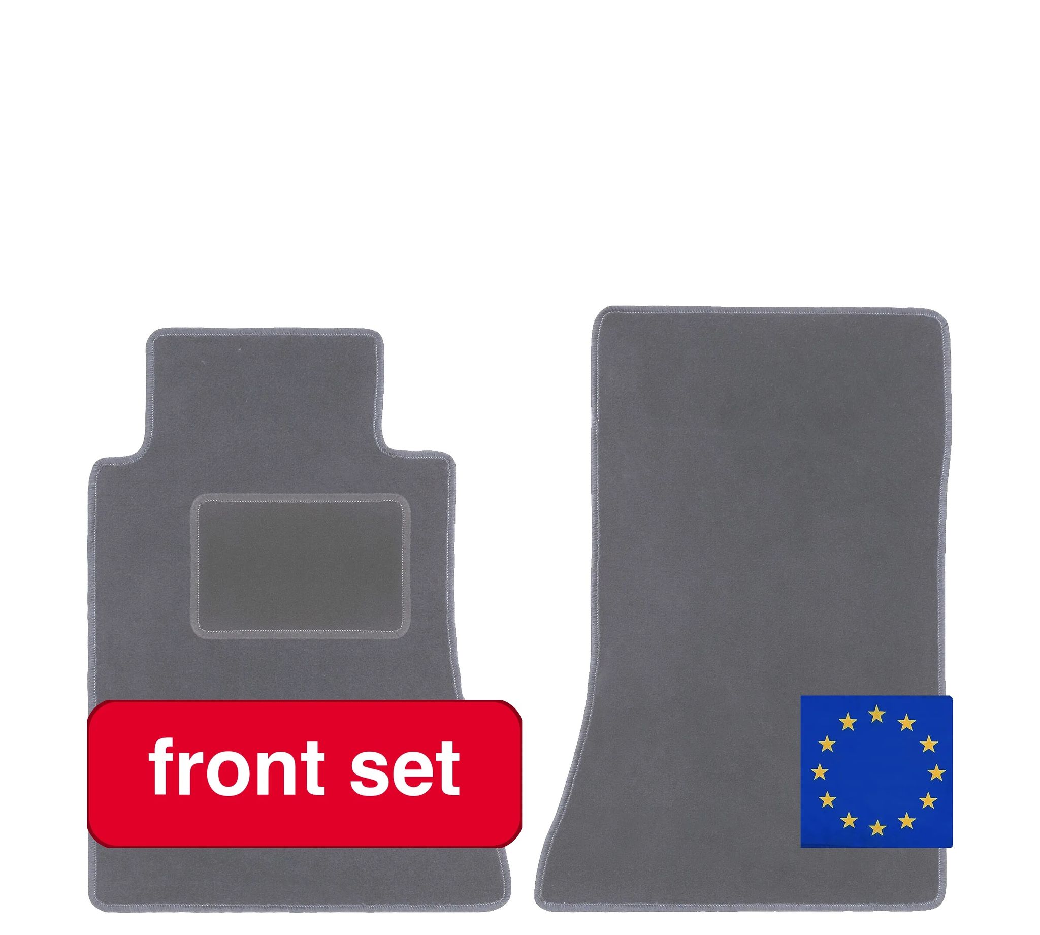 Bodenmatten, Langlebiges Material, Perfekte Passform, Grau