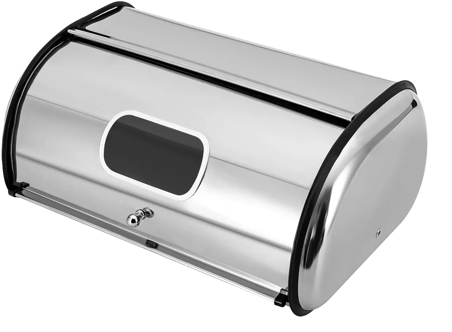 Brotkasten, Elegante Aufbewahrungslösung, Langlebiges Design, Silber, 1-stufig