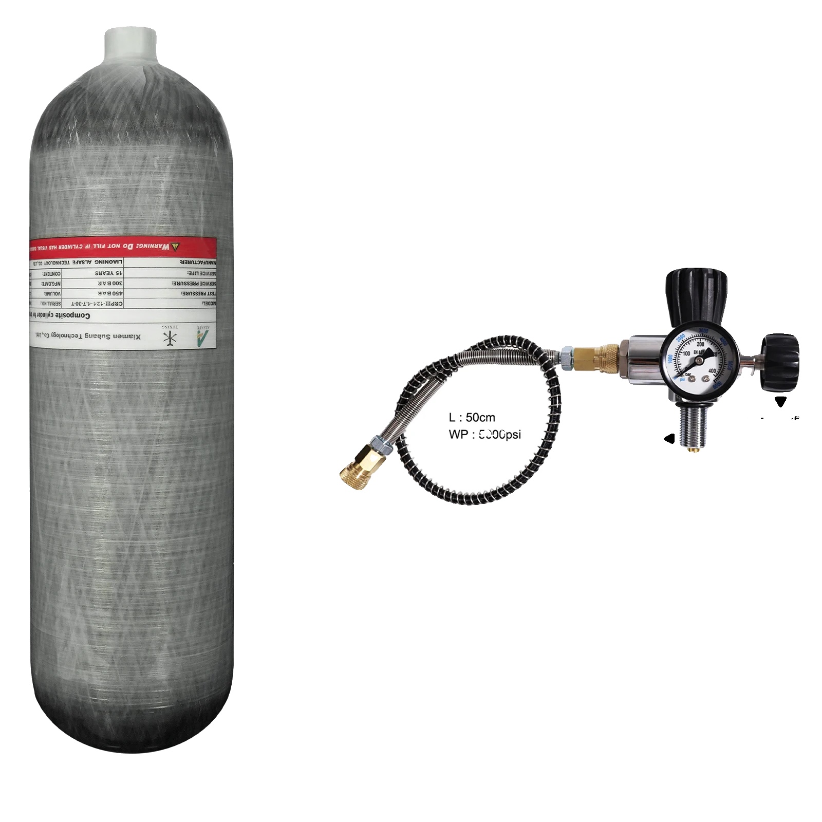 Hochdrucktank, Kohlefaser, Zuverlässige Leistung, 4.7l Mit Ventil C