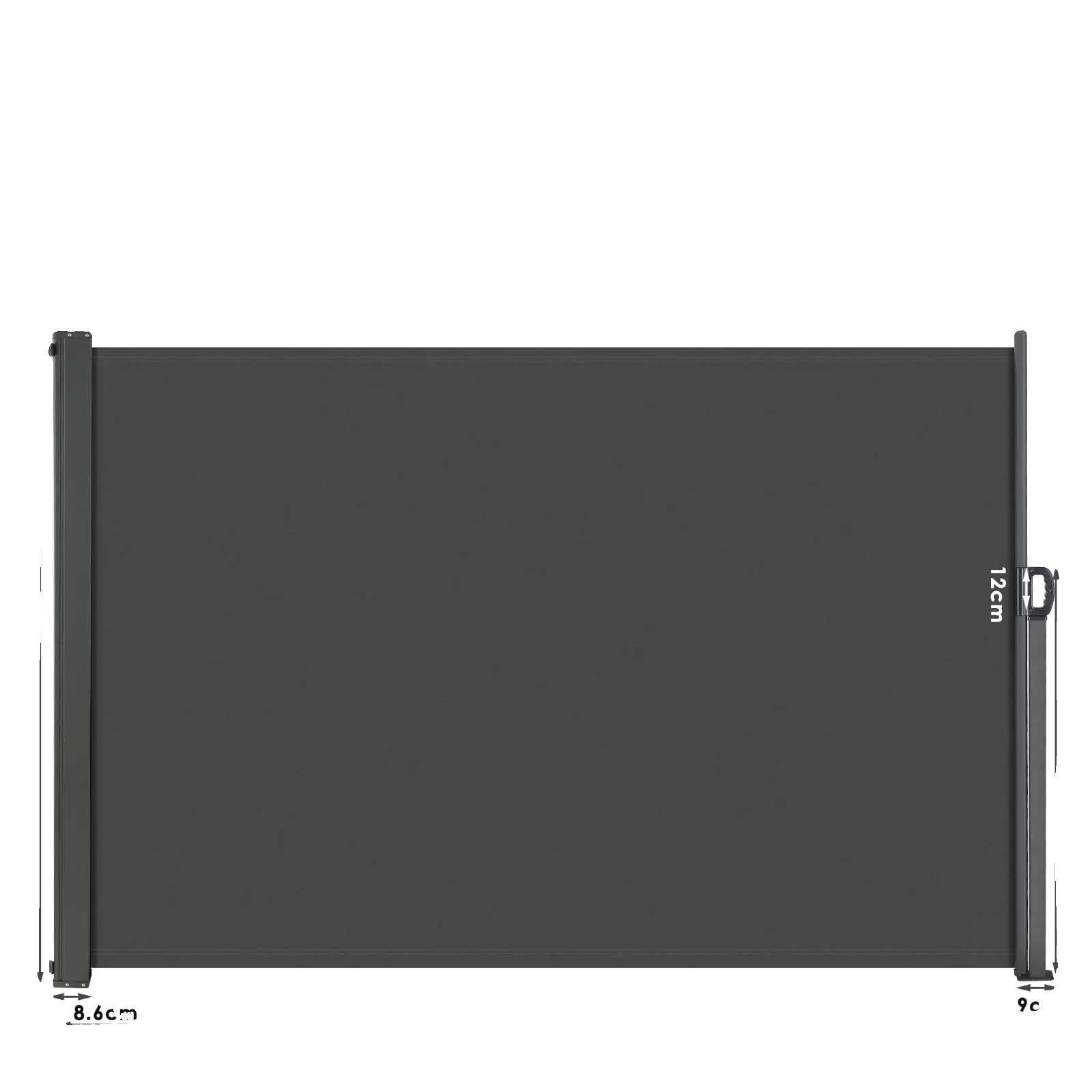 Seitenmarkise, Sichtschutz, Uv-schutz, 3.5x1.8m