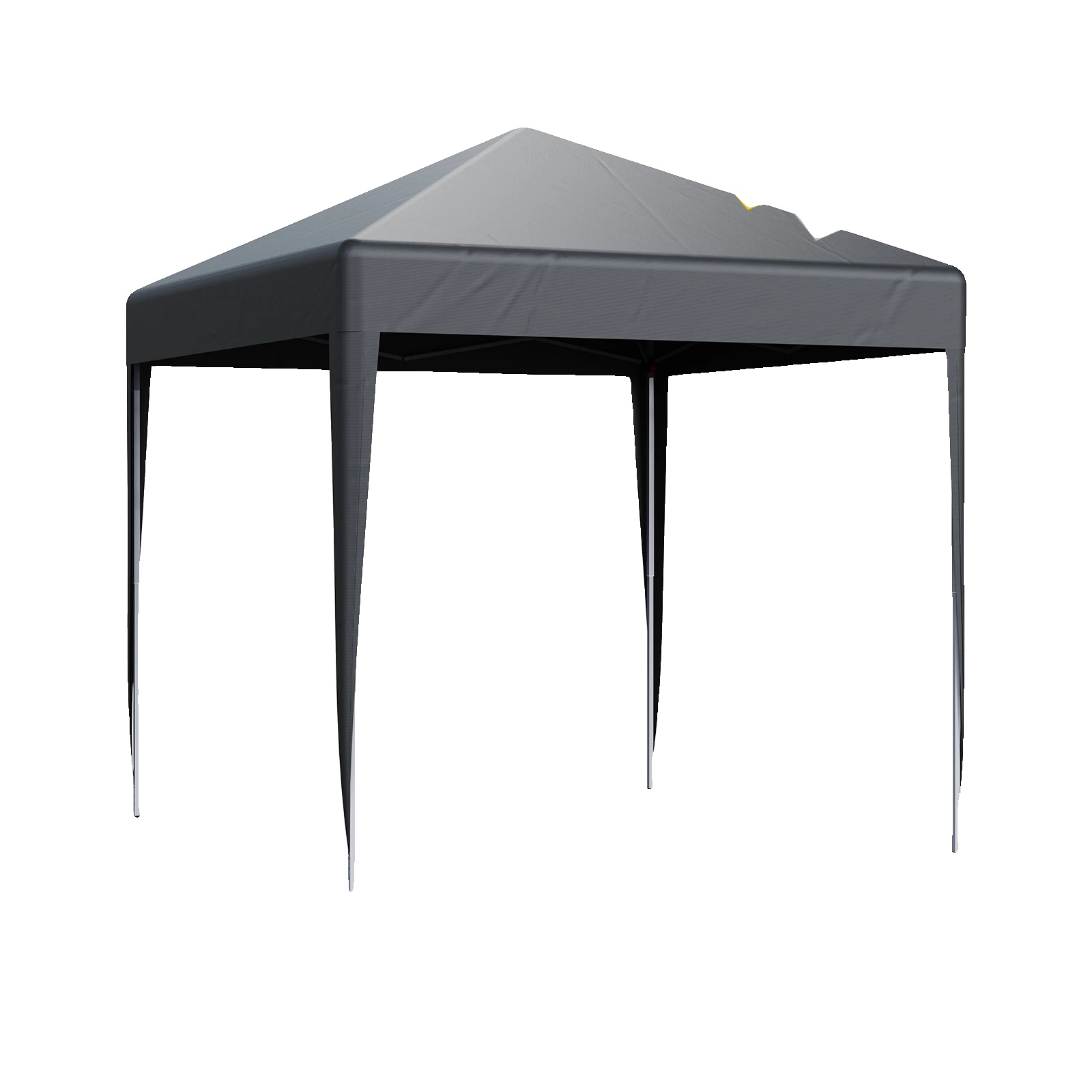 Gazebo Zelt, Wasserdichte Überdachung, Einfache Montage, 2x2m Grau