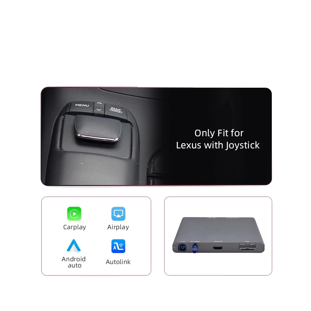 Carplay Android Auto Modul, Drahtlose Konnektivität, Kompatibel Mit Lexus-modellen, Mit Joystick