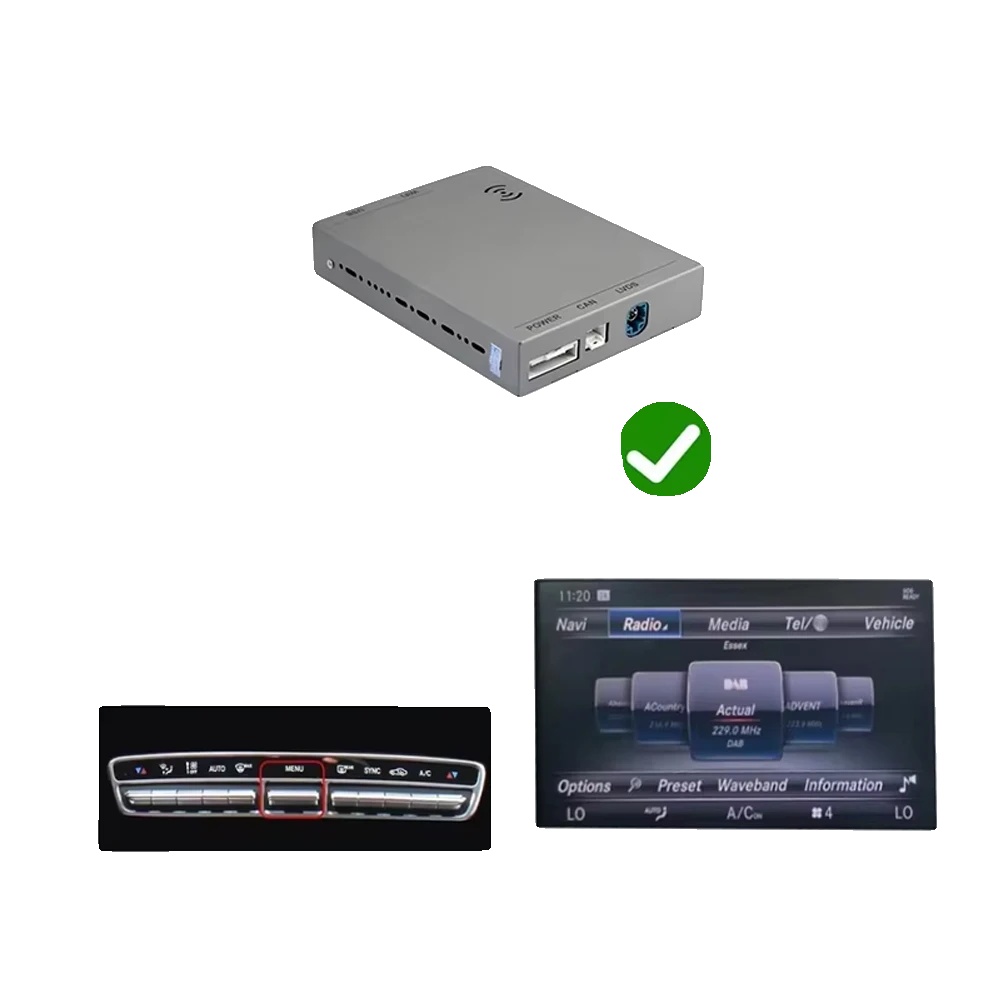 Drahtloses Carplay-modul, Bluetooth-konnektivität, Erweitertes Bildschirmspiegeln, Ntg 5.5